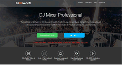 Desktop Screenshot of djmixersoft.com